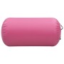 Rollo inflable de gimnasia con bomba PVC rosa 120x90 cm de vidaXL, Yoga y pilates - Ref: Foro24-92718, Precio: 108,23 €, Desc...