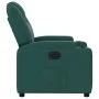 Sillón reclinable eléctrico tela verde oscuro de , Sillones - Ref: Foro24-3204350, Precio: 260,62 €, Descuento: %