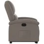 Sillón reclinable elevable tela gris taupe by , Armchairs - Ref: Foro24-3204172, Price: 274,84 €, Discount: %