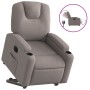 Sillón eléctrico reclinable elevable de tela gris taupe de , Sillones - Ref: Foro24-3204400, Precio: 305,33 €, Descuento: %