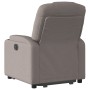 Sillón eléctrico reclinable elevable de tela gris taupe de , Sillones - Ref: Foro24-3204400, Precio: 305,33 €, Descuento: %