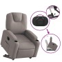Sillón eléctrico reclinable elevable de tela gris taupe de , Sillones - Ref: Foro24-3204400, Precio: 305,33 €, Descuento: %