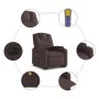 Sillón masaje eléctrico reclinable elevable tela marrón oscuro de , Sillones - Ref: Foro24-3204409, Precio: 354,78 €, Descuen...