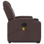 Sillón masaje eléctrico reclinable elevable tela marrón oscuro de , Sillones - Ref: Foro24-3204409, Precio: 326,40 €, Descuen...