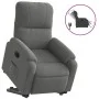 Sillón eléctrico reclinable elevable tela microfibra gris de , Sillones - Ref: Foro24-3204945, Precio: 359,27 €, Descuento: %