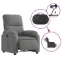 Sillón eléctrico reclinable elevable tela microfibra gris de , Sillones - Ref: Foro24-3204945, Precio: 317,38 €, Descuento: %
