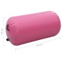 Rollo inflable de gimnasia con bomba PVC rosa 120x90 cm de vidaXL, Yoga y pilates - Ref: Foro24-92718, Precio: 108,23 €, Desc...