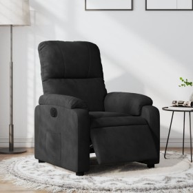 Sillón reclinable eléctrico tela de microfibra negro de , Sillones - Ref: Foro24-3204918, Precio: 243,23 €, Descuento: %