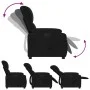 Sillón reclinable eléctrico tela de microfibra negro de , Sillones - Ref: Foro24-3204918, Precio: 250,43 €, Descuento: %