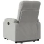Sillón reclinable elevable tela de microfibra gris claro de , Sillones - Ref: Foro24-3204930, Precio: 302,45 €, Descuento: %