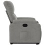 Sillón reclinable elevable tela de microfibra gris claro de , Sillones - Ref: Foro24-3204930, Precio: 281,99 €, Descuento: %