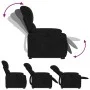 Verstellbarer Aufstehsessel aus schwarzem Mikrofasergewebe. von , Sessel - Ref: Foro24-3204932, Preis: 283,27 €, Rabatt: %