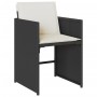 Set de comedor jardín 11 pzas con cojines ratán sintético negro de , Conjuntos de jardín - Ref: Foro24-3211146, Precio: 481,1...