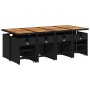 Set comedor de jardín con cojines 13 pzas ratán sintético negro de , Conjuntos de jardín - Ref: Foro24-3211167, Precio: 743,5...