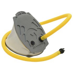 Bomba de inflado de pie PP y PE gris y amarilla 26x18 cm de vidaXL, Yoga y pilates - Ref: Foro24-92726, Precio: 22,16 €, Desc...