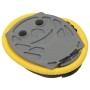 Bomba de inflado de pie PP y PE gris y amarilla 26x18 cm de vidaXL, Yoga y pilates - Ref: Foro24-92726, Precio: 22,16 €, Desc...