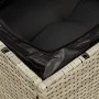 Sofá esquinero de jardín con cojines ratán sintético gris claro by , Outdoor sofas - Ref: Foro24-366191, Price: 94,74 €, Disc...