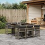 Set comedor jardín 7 pzas y cojines ratán sintético gris de , Conjuntos de jardín - Ref: Foro24-3211628, Precio: 399,35 €, De...