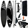 Juego de tabla de paddle surf inflable negra 305x76x15 cm de vidaXL, Paddleboards - Ref: Foro24-92746, Precio: 253,16 €, Desc...