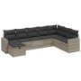 Set de sofás de jardín 8 pzas y cojines ratán sintético gris de , Conjuntos de jardín - Ref: Foro24-3263588, Precio: 537,94 €...
