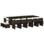 Set comedor de jardín y cojines 15 pzas ratán sintético marrón by , Garden sets - Ref: Foro24-3211173, Price: 870,74 €, Disco...