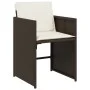 Set comedor de jardín y cojines 15 pzas ratán sintético marrón by , Garden sets - Ref: Foro24-3211173, Price: 870,74 €, Disco...