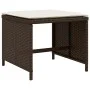 Set comedor de jardín y cojines 15 pzas ratán sintético marrón by , Garden sets - Ref: Foro24-3211173, Price: 870,74 €, Disco...