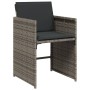 Set comedor de jardín 17 pzas y cojines ratán sintético gris de , Conjuntos de jardín - Ref: Foro24-3211184, Precio: 905,33 €...