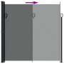 Toldo lateral retráctil gris antracita 200x300 cm de , Sombrillas - Ref: Foro24-4004368, Precio: 116,12 €, Descuento: %