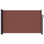 Toldo lateral retráctil marrón 120x500 cm de , Sombrillas - Ref: Foro24-4004404, Precio: 93,39 €, Descuento: %