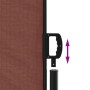 Toldo lateral retráctil marrón 120x500 cm de , Sombrillas - Ref: Foro24-4004404, Precio: 96,35 €, Descuento: %