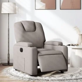 Sillón reclinable eléctrico tela gris taupé de , Sillones - Ref: Foro24-3204352, Precio: 247,76 €, Descuento: %