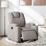Sillón reclinable eléctrico tela gris taupé de , Sillones - Ref: Foro24-3204352, Precio: 247,76 €, Descuento: %
