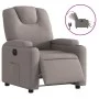 Sillón reclinable eléctrico tela gris taupé de , Sillones - Ref: Foro24-3204352, Precio: 247,76 €, Descuento: %