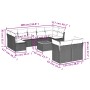 Set de sofás de jardín 10 pzas cojines ratán sintético negro de , Conjuntos de jardín - Ref: Foro24-3256140, Precio: 586,09 €...