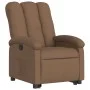 Sillón reclinable elevable de tela marrón de , Sillones - Ref: Foro24-3204096, Precio: 277,32 €, Descuento: %