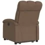 Sillón reclinable elevable de tela marrón de , Sillones - Ref: Foro24-3204096, Precio: 277,32 €, Descuento: %