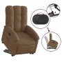 Sillón reclinable elevable de tela marrón de , Sillones - Ref: Foro24-3204096, Precio: 277,32 €, Descuento: %