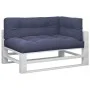 Cojines para muebles de palets 3 unidades tela azul marino de , Cojines para sillas y sofás - Ref: Foro24-3217133, Precio: 94...