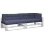 Cojines para muebles de palets 5 unidades tela azul marino de , Cojines para sillas y sofás - Ref: Foro24-3217144, Precio: 16...