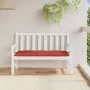 Cojín para banco de jardín tela rojo melange 120x50x7 cm de , Cojines para sillas y sofás - Ref: Foro24-4002548, Precio: 28,4...