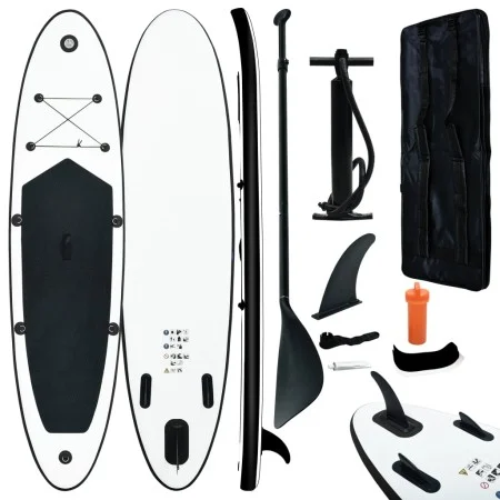 Black and White Inflatable Paddle Board Set by vidaXL, Paddleboards - Ref: Foro24-92727, Price: 175,30 €, Discount: %