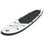 Juego de tabla de paddle surf hinchable negro y blanco de vidaXL, Paddleboards - Ref: Foro24-92727, Precio: 187,73 €, Descuen...