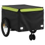 Remolque para bicicleta hierro negro y verde 45 kg de , Remolques para bicicletas - Ref: Foro24-94116, Precio: 121,38 €, Desc...