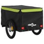 Remolque para bicicleta hierro negro y verde 45 kg de , Remolques para bicicletas - Ref: Foro24-94116, Precio: 121,38 €, Desc...