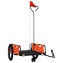 Remolque para bicicletas tela Oxford y hierro naranja y negro de , Remolques para bicicletas - Ref: Foro24-94194, Precio: 103...