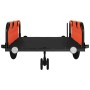 Remolque para bicicletas tela Oxford y hierro naranja y negro de , Remolques para bicicletas - Ref: Foro24-94194, Precio: 103...