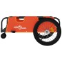 Remolque para bicicletas tela Oxford y hierro naranja y negro de , Remolques para bicicletas - Ref: Foro24-94194, Precio: 103...