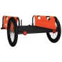 Remolque para bicicletas tela Oxford y hierro naranja y negro de , Remolques para bicicletas - Ref: Foro24-94194, Precio: 103...