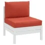 Cojines para sofá de palets 2 uds tela rojo melange de , Cojines para sillas y sofás - Ref: Foro24-4002647, Precio: 36,47 €, ...